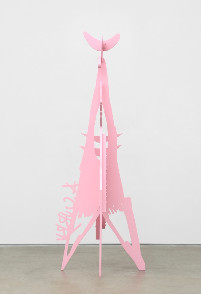 Aaron Curry, Pink Sketch (Standing Figure), 2022
