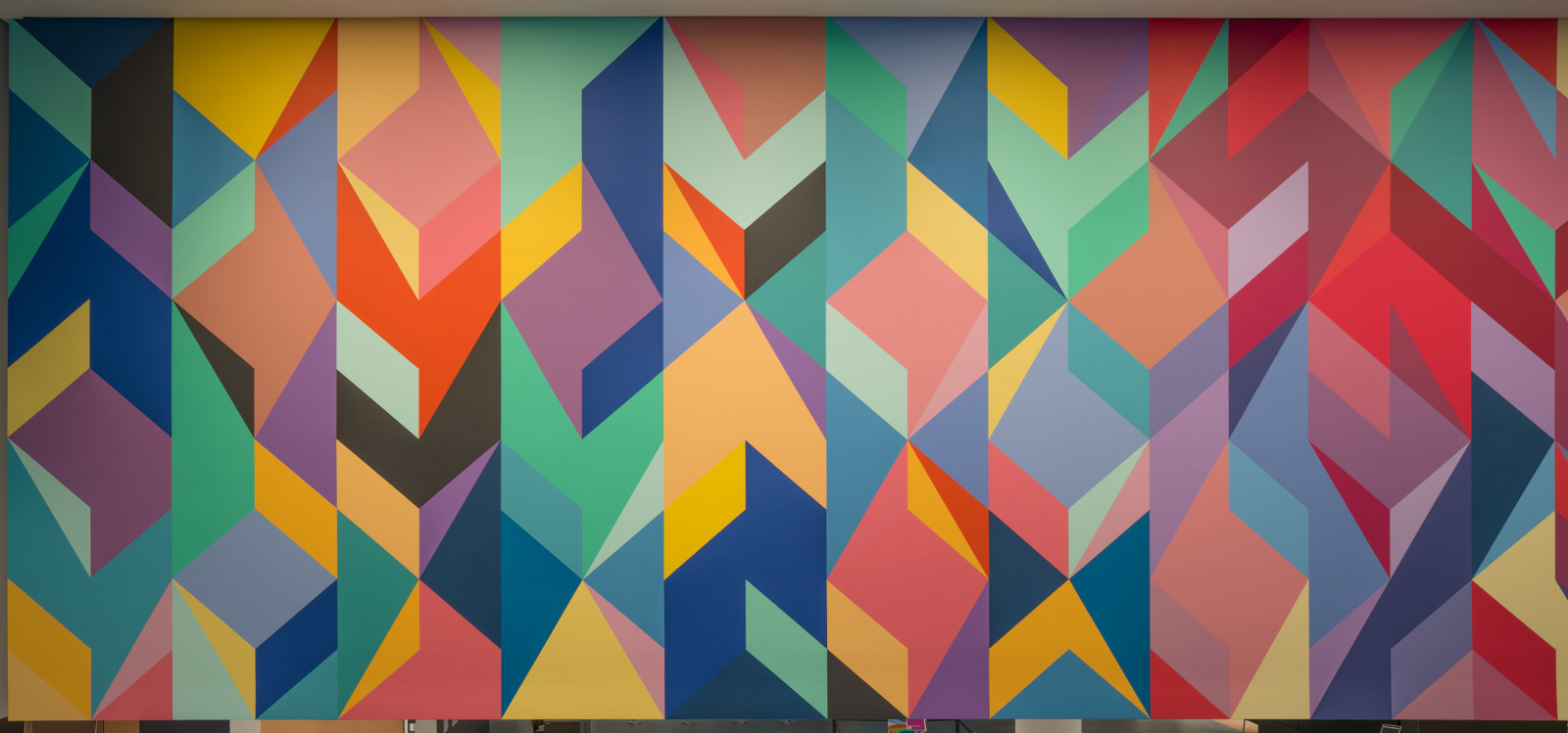 Installation view of&nbsp;Odili Donald Odita: Songs from Life, April 8, 2025 &ndash; April 30, 2026. Photographed in April 2025. The Museum of Modern Art, New York. Digital Image &copy; 2025 The Museum of Modern Art, New York. Photo by Jonathan Dorado.