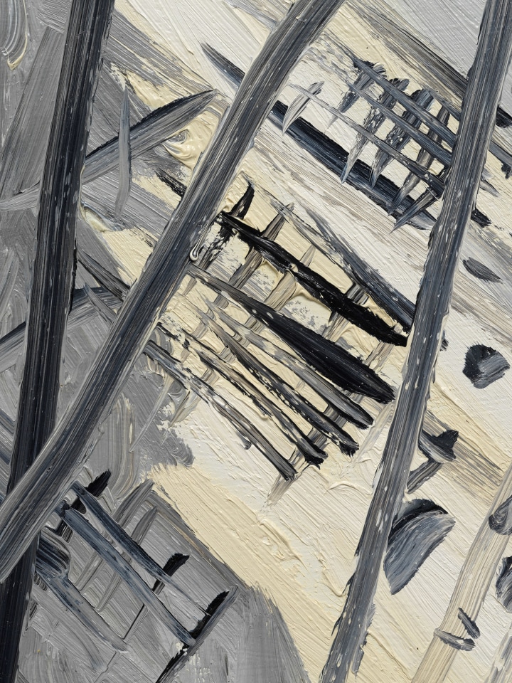 Martha Diamond, Study for Grey Cityscape, 1989