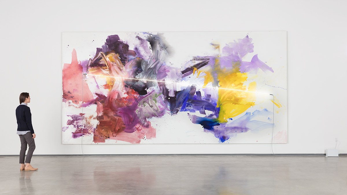 Mary Weatherford Butterfly, 2017