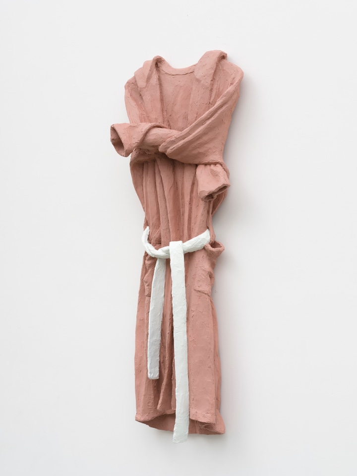 Valentin Carron, The Bathrobe (yellowish and cold), 2020