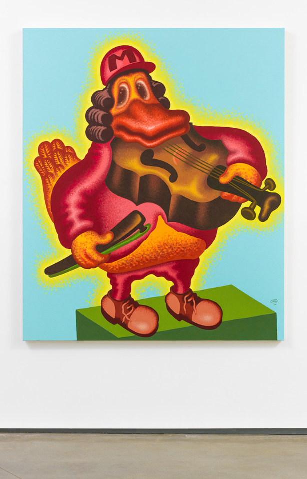 Peter Saul Mozart Duck, 2014