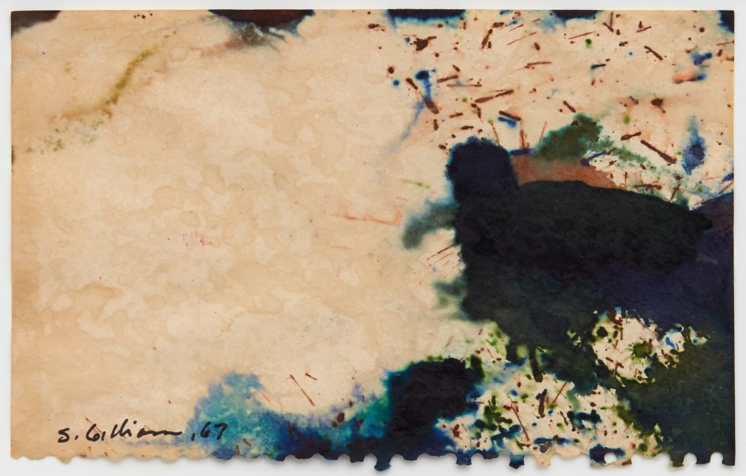 Sam Gilliam​, Untitled (from Rock Creek series), 1967
