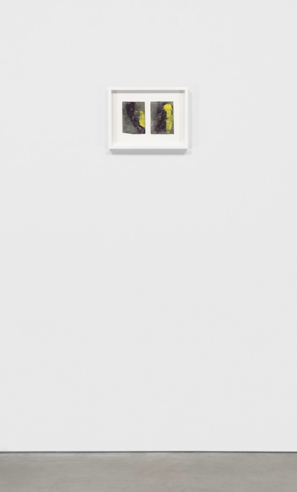 Clifford Owens, Pocket Paper (Yellow and purple), 2023