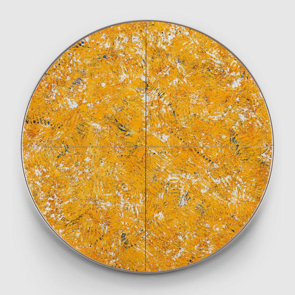 Sam Gilliam Untitled (tondo), 2022