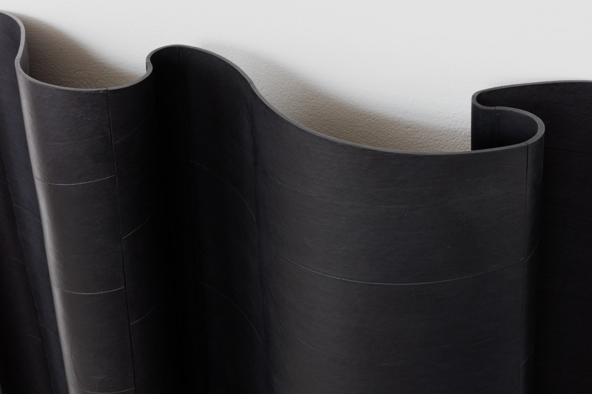 Ricky Swallow Flag/Tipped (soot), 2015