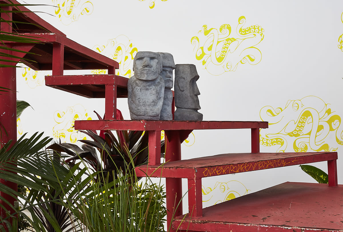 John Armleder Channel, (Furniture Sculpture),&nbsp;2017