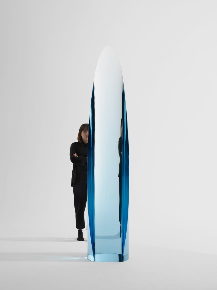 Fred Eversley, Untitled (cylindrical lens), 2023