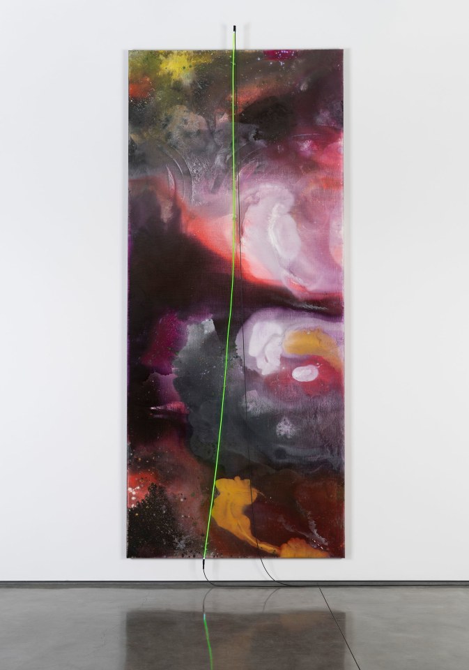 Mary Weatherford, After William Blake, 2025