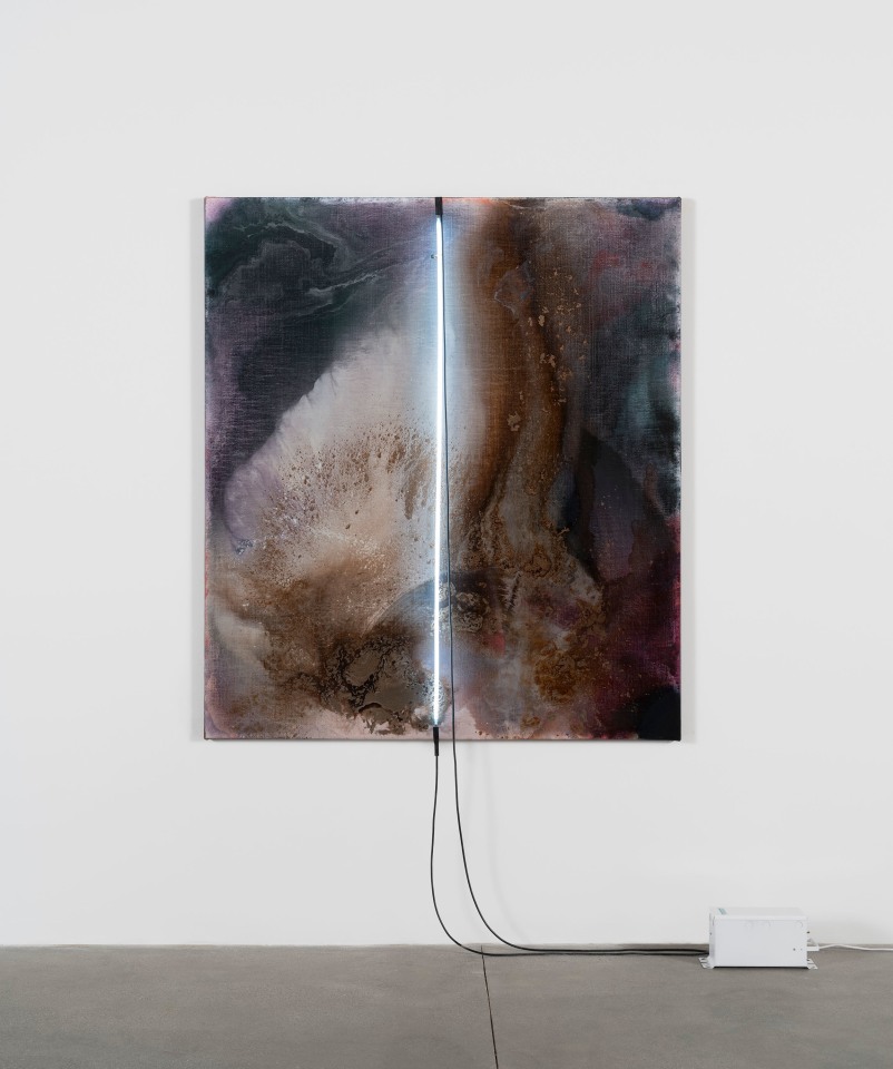 Mary Weatherford, Bonfire, 2025