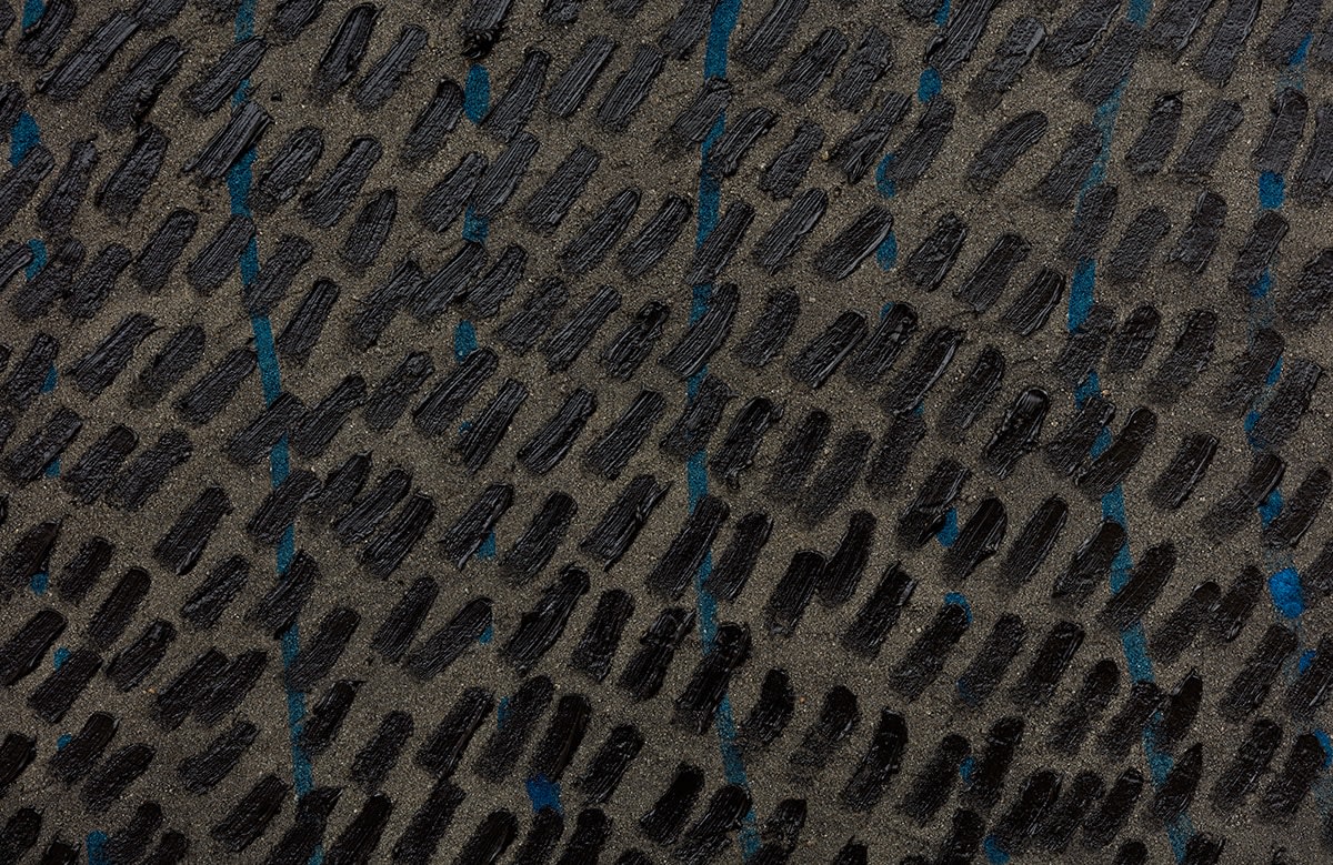 Jennifer Guidi Universal Order (Universe Mandala SF #3G, Black, Black Sand),&nbsp;2017