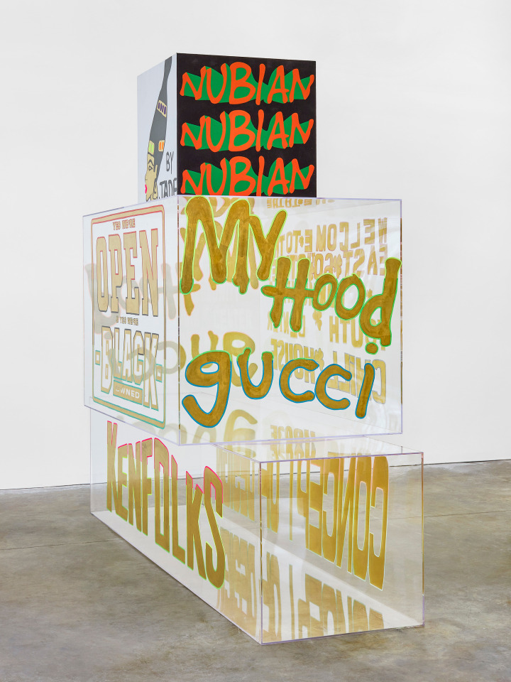 Lauren Halsey, my hood gucci (nubian), 2022