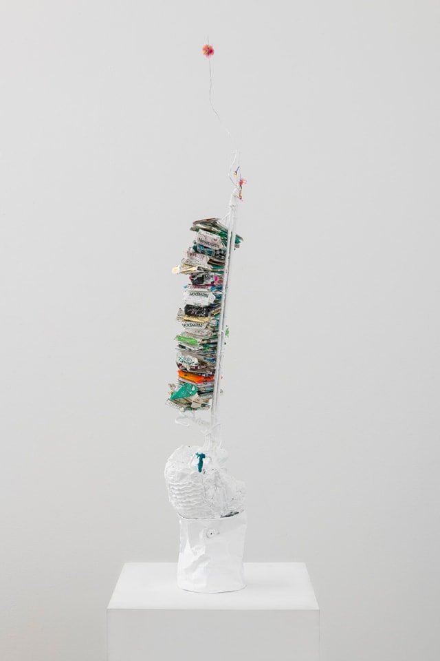 Paul Pascal Th&eacute;riault, Tall Stack / Rave, with Fuzz Ball, 2018