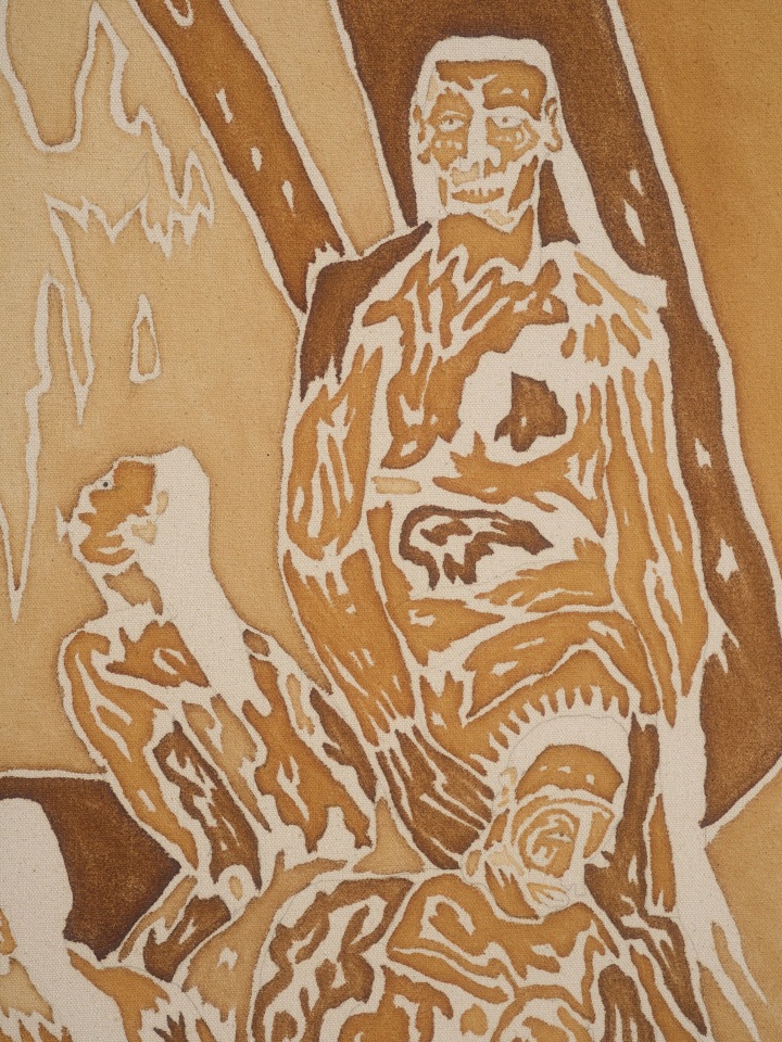 Chase Hall, Large Bather (With a Turtle), 2023