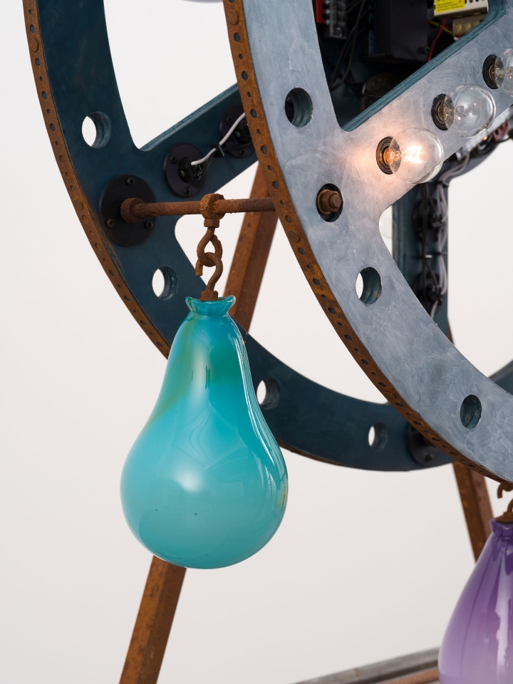 Derek Fordjour, Burden Cycle Study (White), 2019