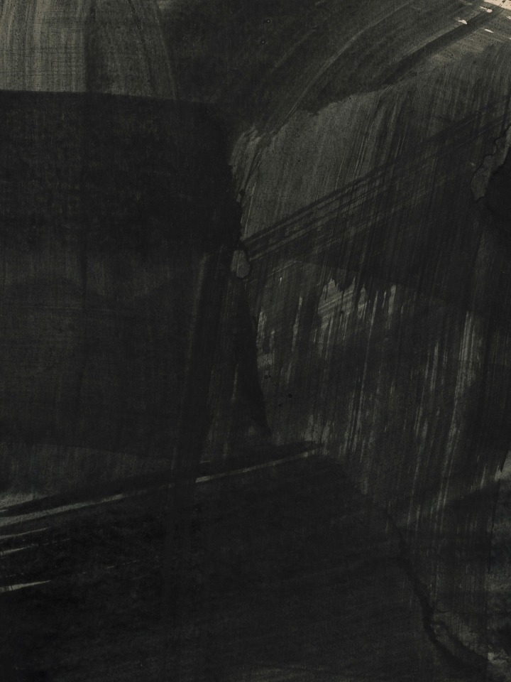 Mary Weatherford, night sky, Nikko, 2019