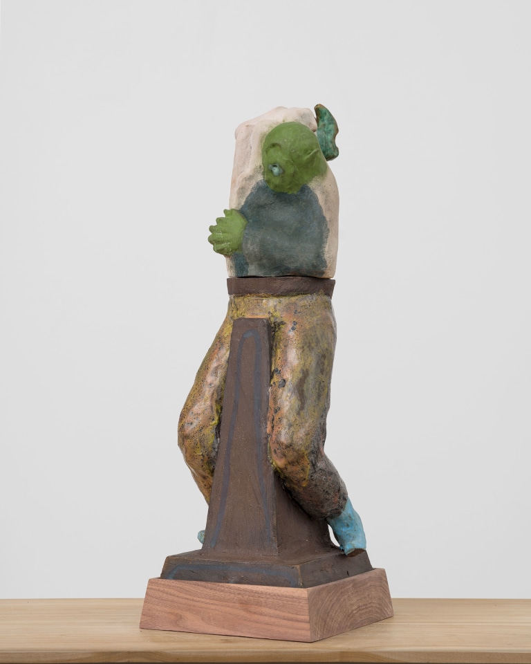 Jared Buckhiester, Man in blue boots carrying man in green boots, 2023