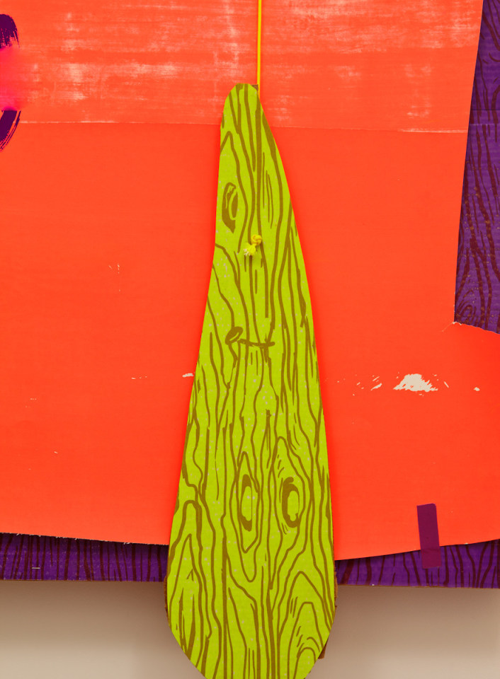 Aaron Curry Sick Box, 2011 (detail)