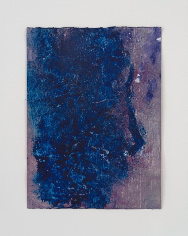 Clifford Owens, Pocket Paper (Blue and purple), 2023