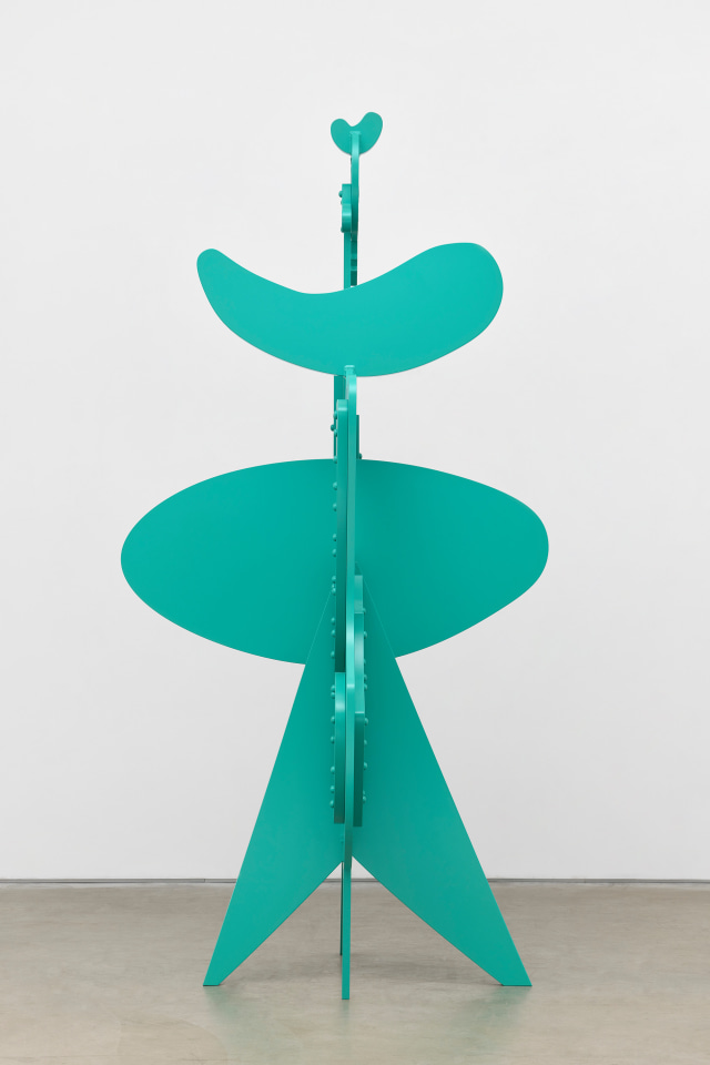 Aaron Curry, Blue Thing (Seated Figure), 2022