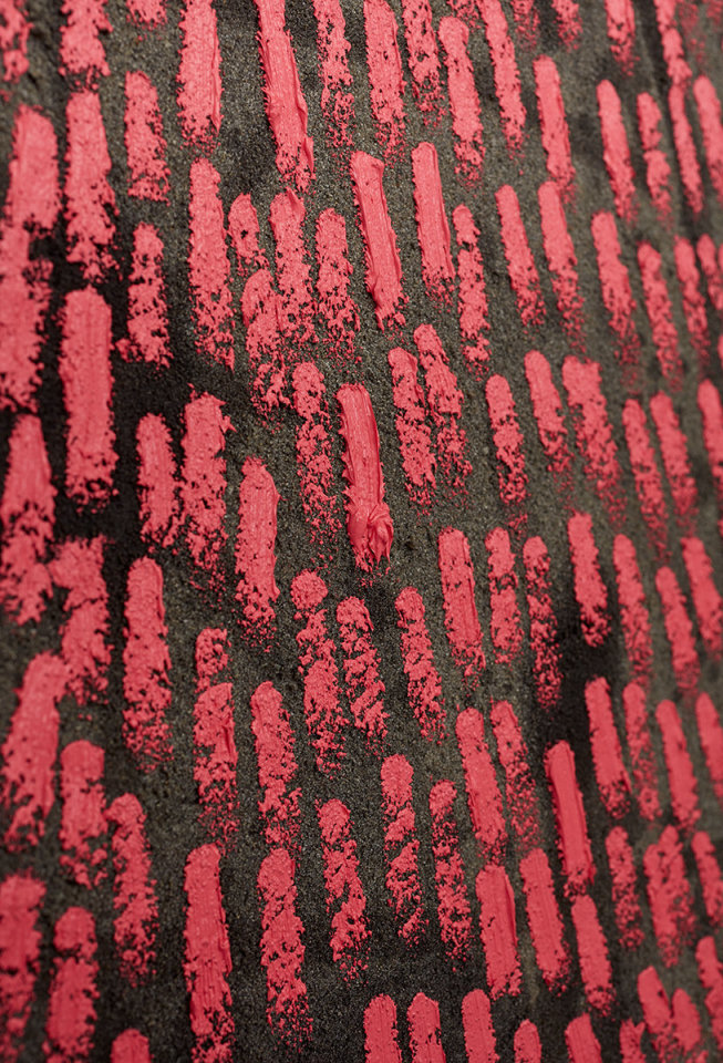 Jennifer Guidi Seen In Stillness (Universe Mandala SF #5G, Rose, Black Sand),&nbsp;2017