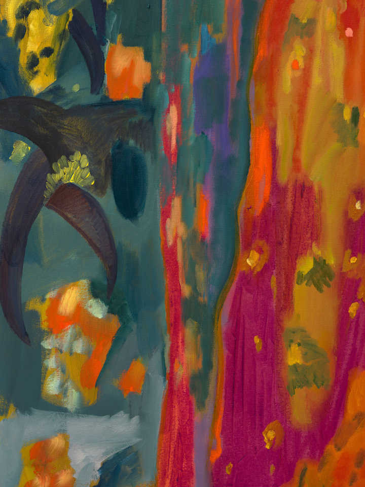 Shara Hughes, MaMa, 2025