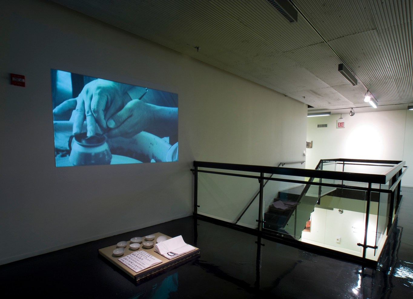 Installation view of&nbsp;Plate Convergence, Hyde Park Art Center, 2007. Courtesy of Hyde poark Art Center, Chicago. Photo: Tom Van Eynde.