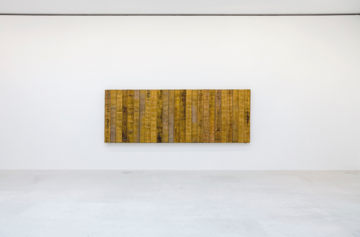 Installation view of&nbsp;Theaster Gates: Selected Works, Gagosian Paris, 2019.&nbsp;Photo:&nbsp;Zarko Vijatovic. Courtesy&nbsp;Gagosian.