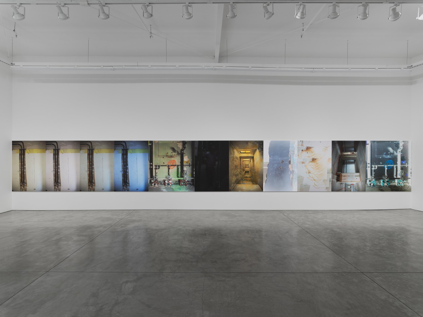Installation view of Rose Marcus' "Repro" at Night Gallery, Los Angeles