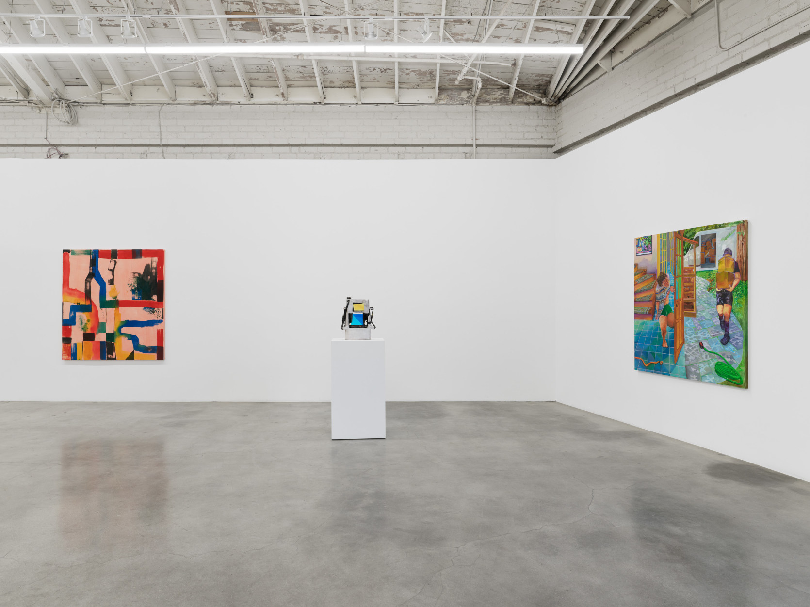 Installation view of Form and Feeling at Night Gallery.