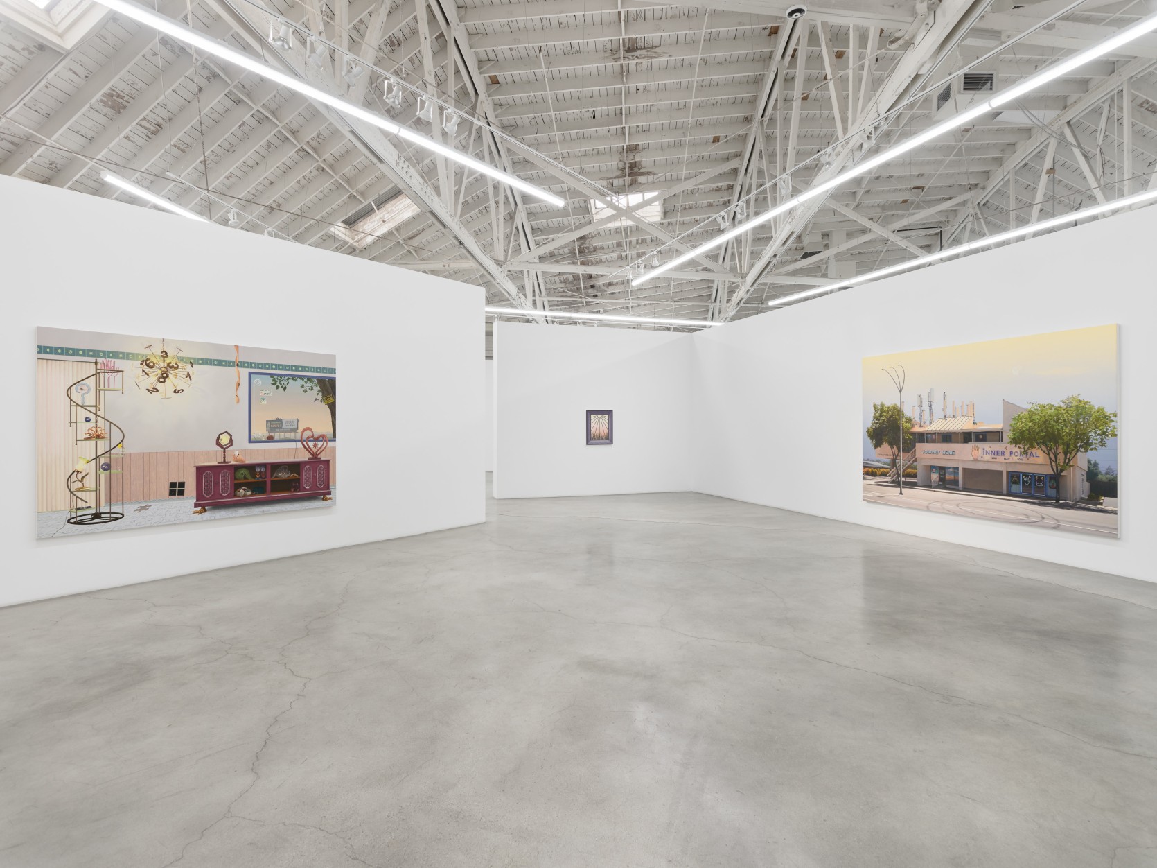 Installation view of Kayla Witt's "In Circles, Still Forward"