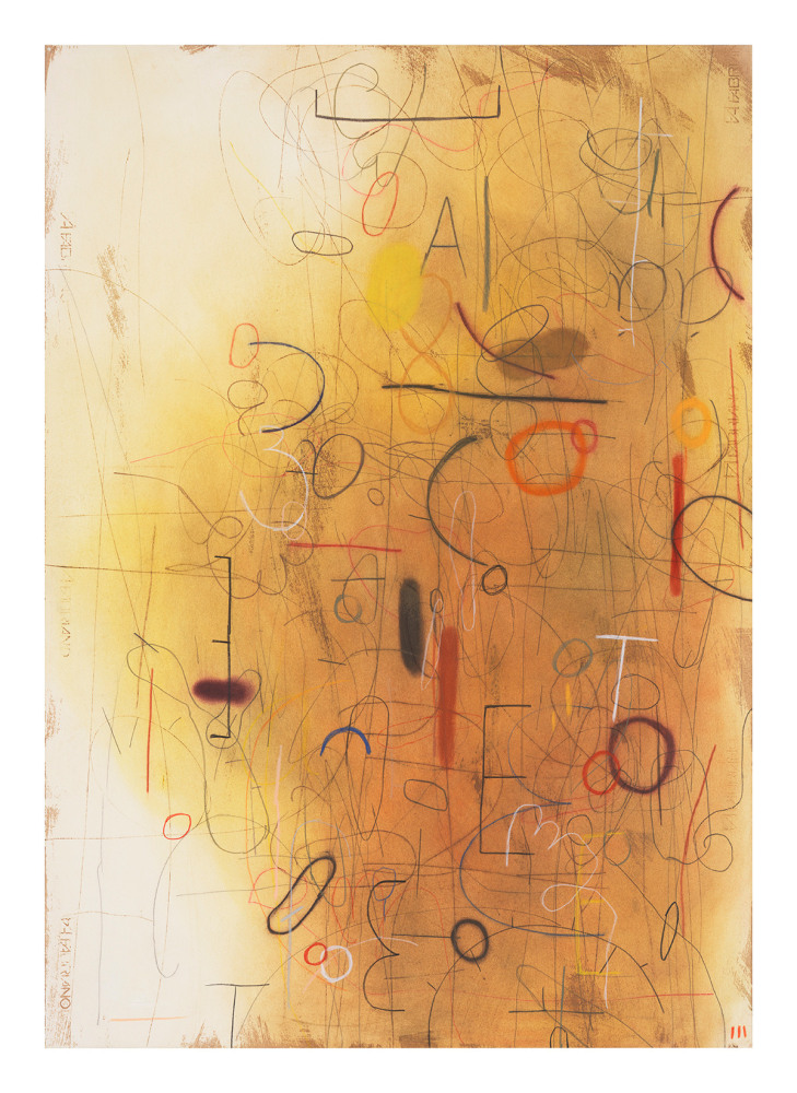 Dust Storm (#1403), 2006
Mixed media on paper mounted on canvas
41 x 29 inches