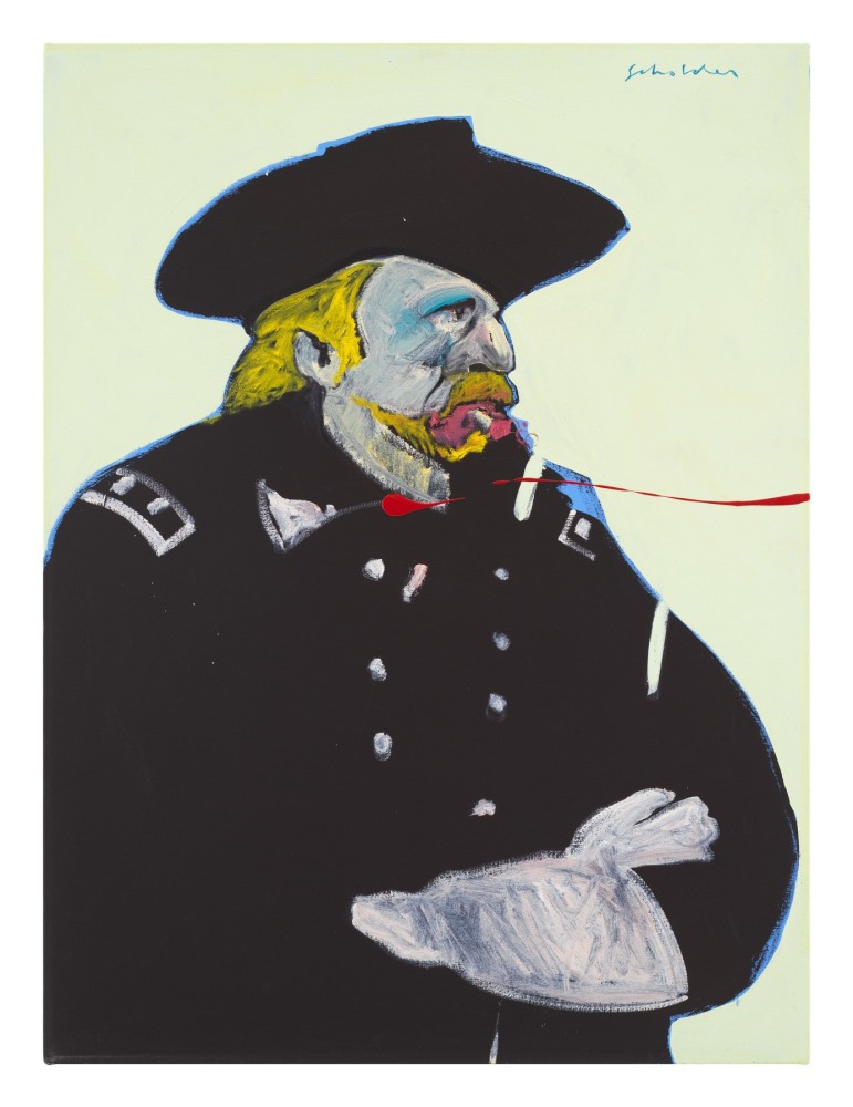 Portrait, 1896,&amp;nbsp;1976
Oil and acrylic on canvas
40 x 30 inches