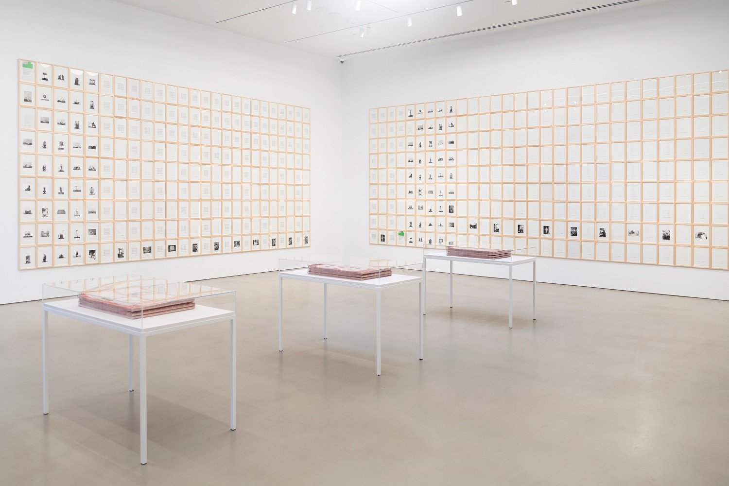 Hanne Darboven

Fin de Si&amp;egrave;cle - Buch der Bilder (Fin de Si&amp;egrave;cle - Book of Pictures)

1992&amp;ndash;93

520 Working sheets: 11 3/4 &amp;times; 8 1/4 inches each

42 Picture panels:&amp;nbsp;19 3/4 &amp;times; 27 5/8 inches each

54 Albums: 15 3/4 &amp;times; 23 5/8 inches each