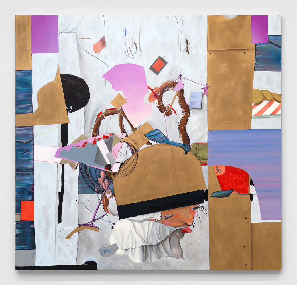 Stefanie Heinze

Entrance (Rectangular Muse)

2024

Oil, acrylic, and graphite on linen

83 x 86 inches

210.8 x 218.4 cm

(SH 24/003)