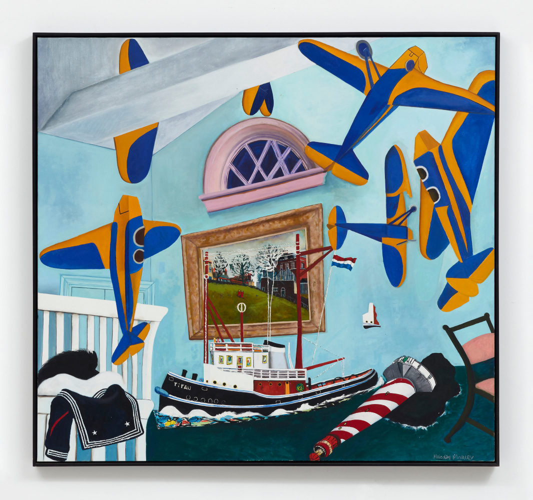 Malcolm Morley

Titan

1994

Oil on canvas

54 x 60 inches

137.2 x 152.4 cm

(MOR 22/001)

The Estate of Malcolm Morley