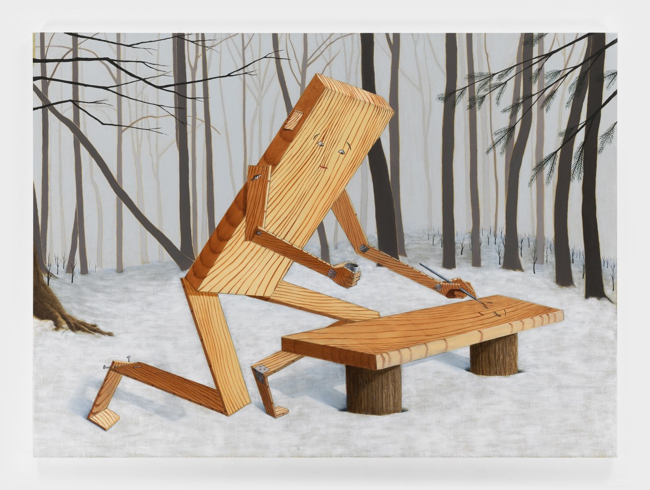 Sean Landers

Plankboy (Pygmalion)

2019

Oil on linen

43 x 59 inches

109.2 x 149.9 cm

(LS 19/011)