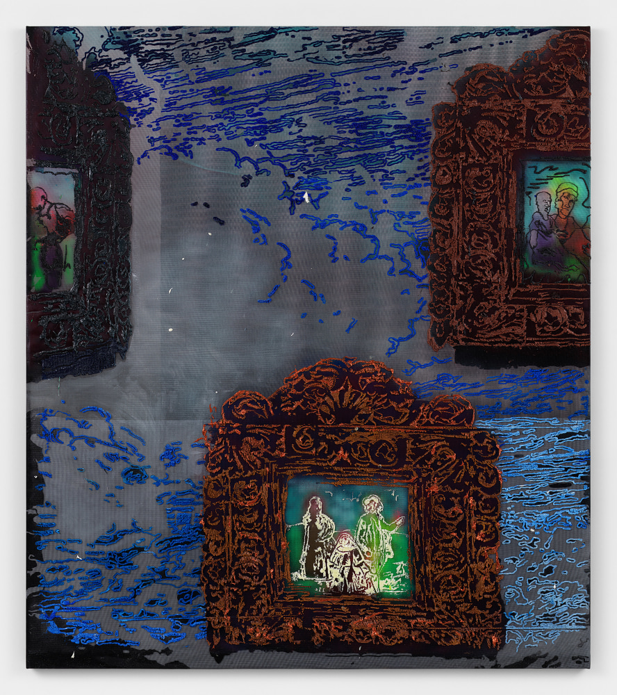 Austin Martin White

Three framed works (casta)

2023

Acrylic medium, pigment, spray paint, vinyl, 3M reflective fabric, and nylon mesh

82 x 72 inches

208.3 x 182.9 cm

(AMW 23/016)