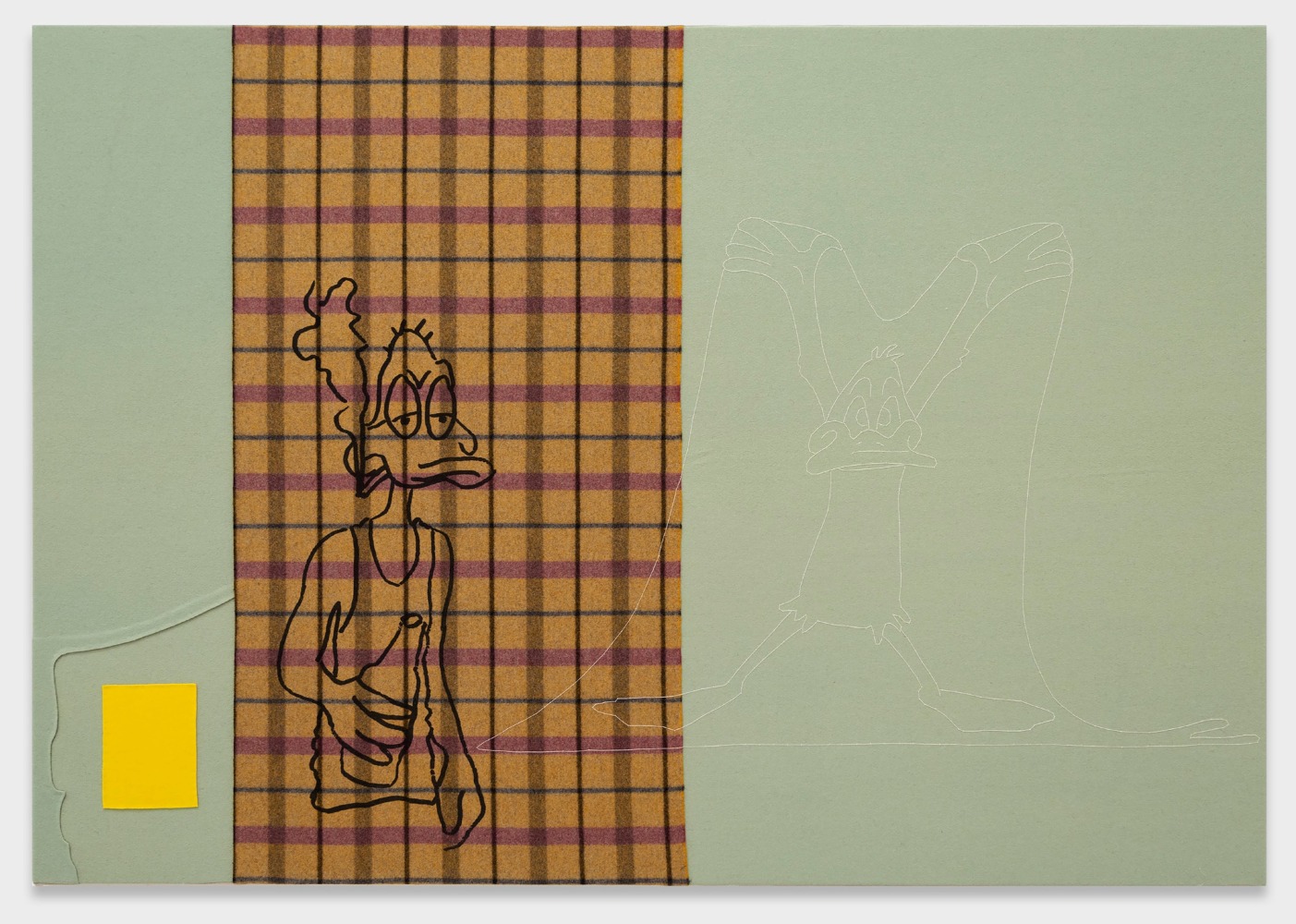 Cosima von Bonin

BACKSTAGE TALENT ONLY

2023

Wool, cotton, fleece, silkscreen

56 X 80 inches

142 X 203 cm