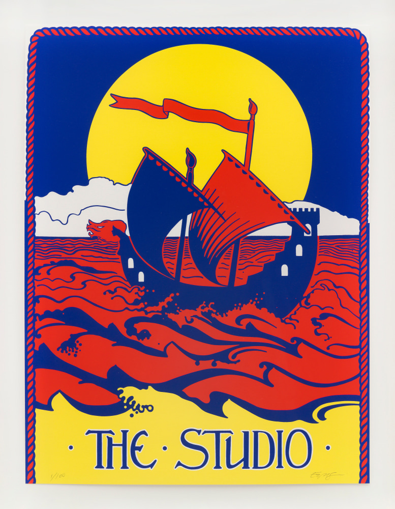 Emily Mae Smith

Raft on Siren Sea (Day)

2022

4 color screenprint on Pescia 300gsm paper

24 x 18 inches / 61 x 45.7 cm

&amp;nbsp;

Edition of 100 + 20 AP + XX

Signed and editioned at bottom front

&amp;nbsp;

$3,500