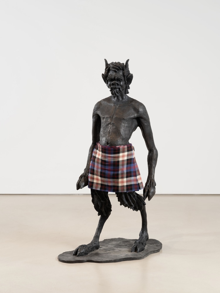 Sean Landers

Pan

2006

Bronze and wool kilt

60 x 36 x 22 inches

152.4 x 91.4 x 61 cm

(LS 06/006)