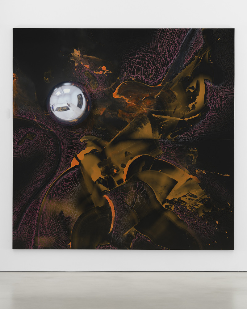 Seth Price

Thought Comes From the Body II

2022-23

Acrylic paint, polymers and UV-print on aluminum composite

Two panels, overall:

119 3/4 x 119 3/4 x 1 inches

304.2 x 304.2 x 2.5 cm