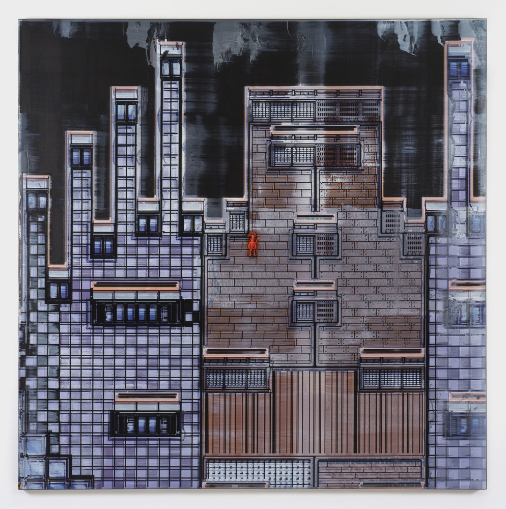 Simon Denny

Dungeon map 6: Worldwide Webb large apartment

2024

Oil and UV print on canvas

78.75 x 78.75 in

200 x 200 cm

(SD 24/002)