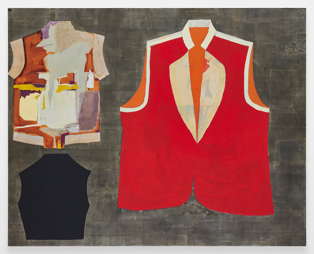 Tomoo Gokita

Clothing Store

2023

Acrylic, colored pencil, pencil, and paper on canvas

71.7 x 89.6 inches

182 x 227.5 cm

(TG 23/025)