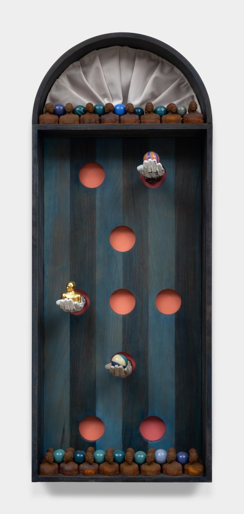 Derek Fordjour

Conspicuous Selection

2023

Mixed media

40 x 16 x 7 inches

101.6 x 40.6 x 17.8 cm

(DF 23/045)