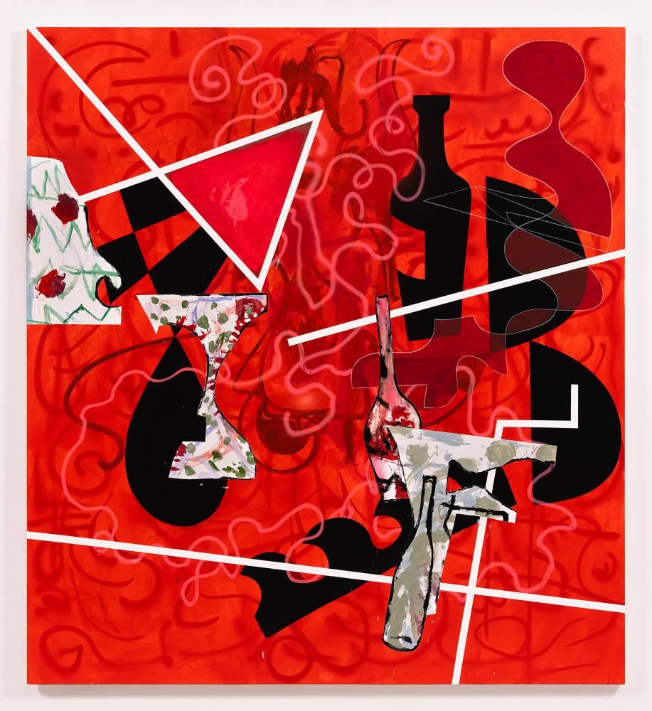 Charline von Heyl

Demons Dance Alone

2022

Oil, acrylic, and crayon on linen

90 x 82 inches

228.6 x 208.3 cm