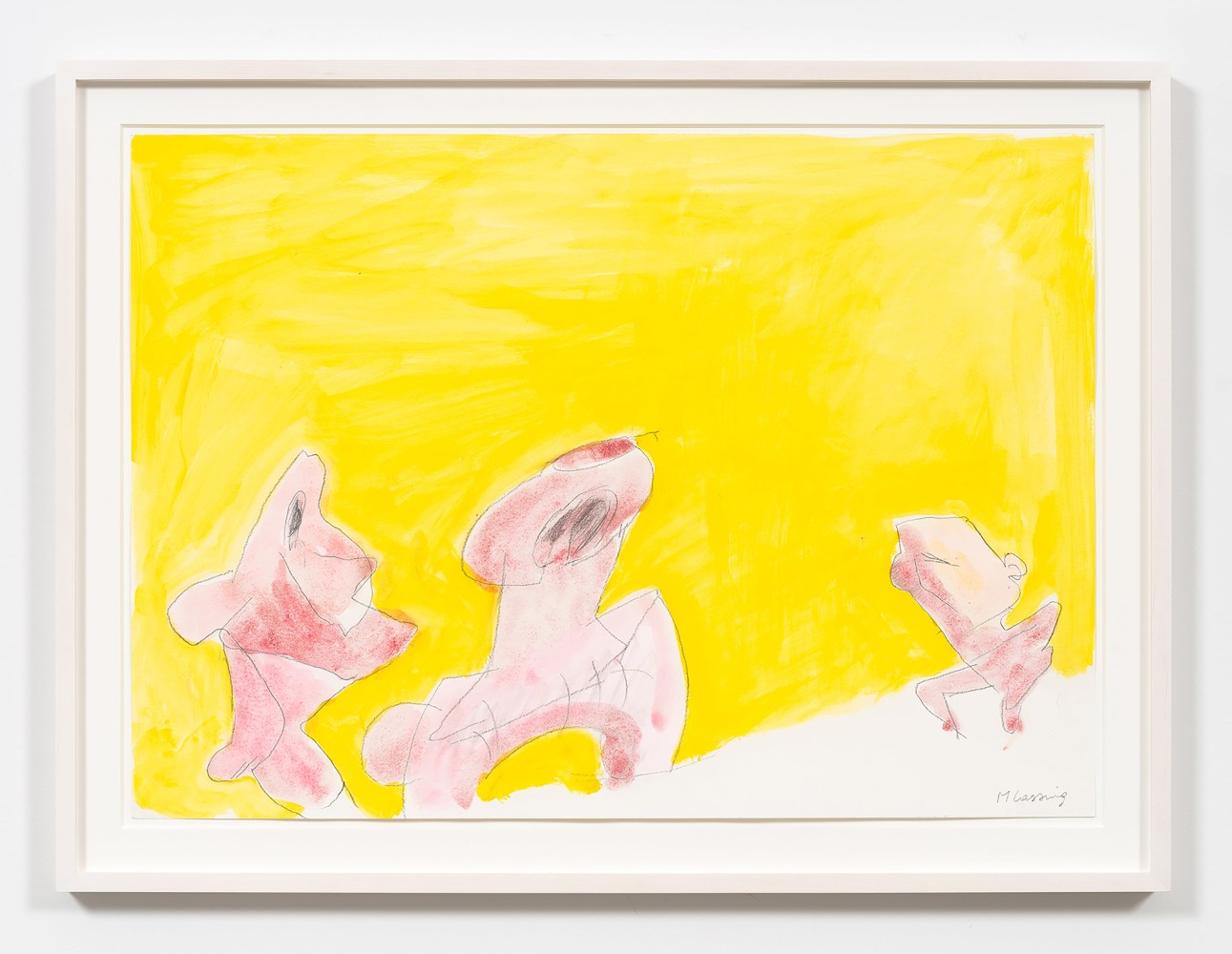 Maria Lassnig

Untitled

ca. 2000-2009

Pencil, watercolour, acrylic on paper

19.7 x 27.6 inches

50 x 70 cm

(ML 23/009)