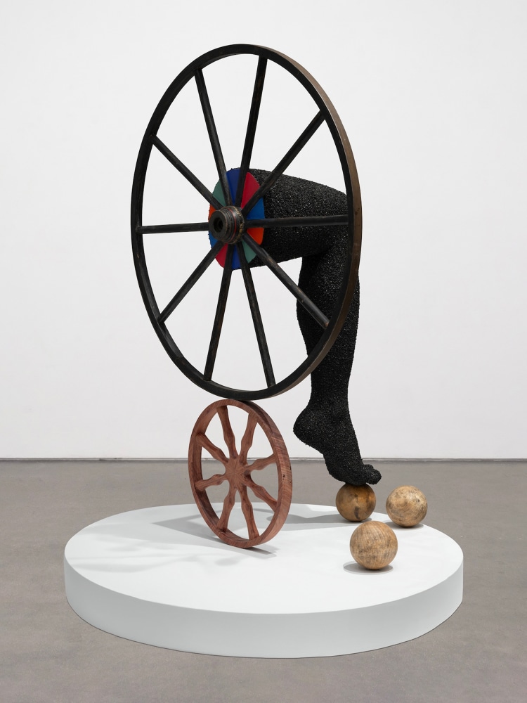 Derek Fordjour

Assembly I

2023

Mixed media

34 x 32 x 16 inches

86.4 x 81.3 x 40.6 cm

(DF 23/039)