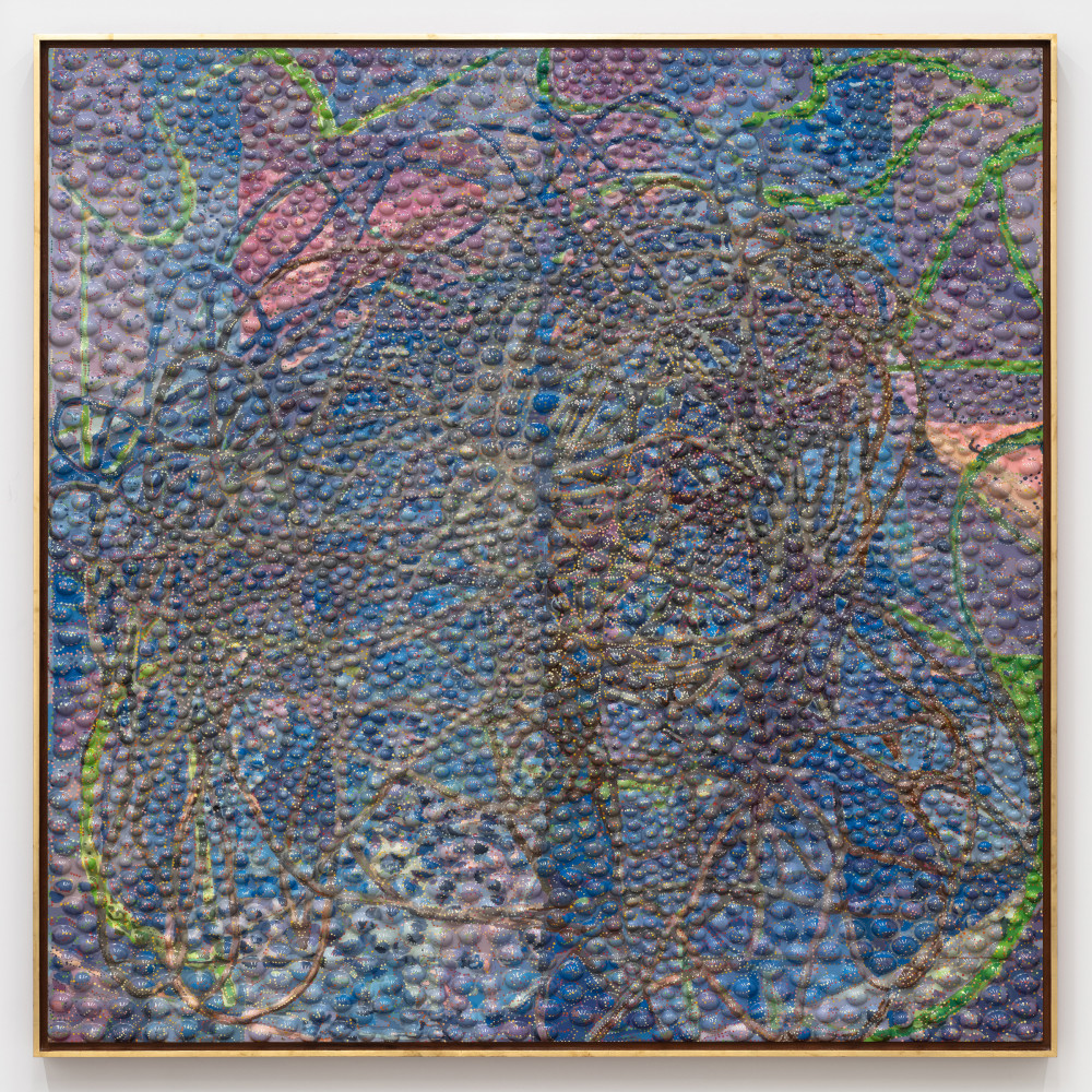 Jorge Pardo

Untitled

2022

Acylic paint on engraved MDF, triply birch, veneer, gold leaf

72 3/4 x 72 3/4 x 3 inches

184.8 x 184.8 x 7.6 cm