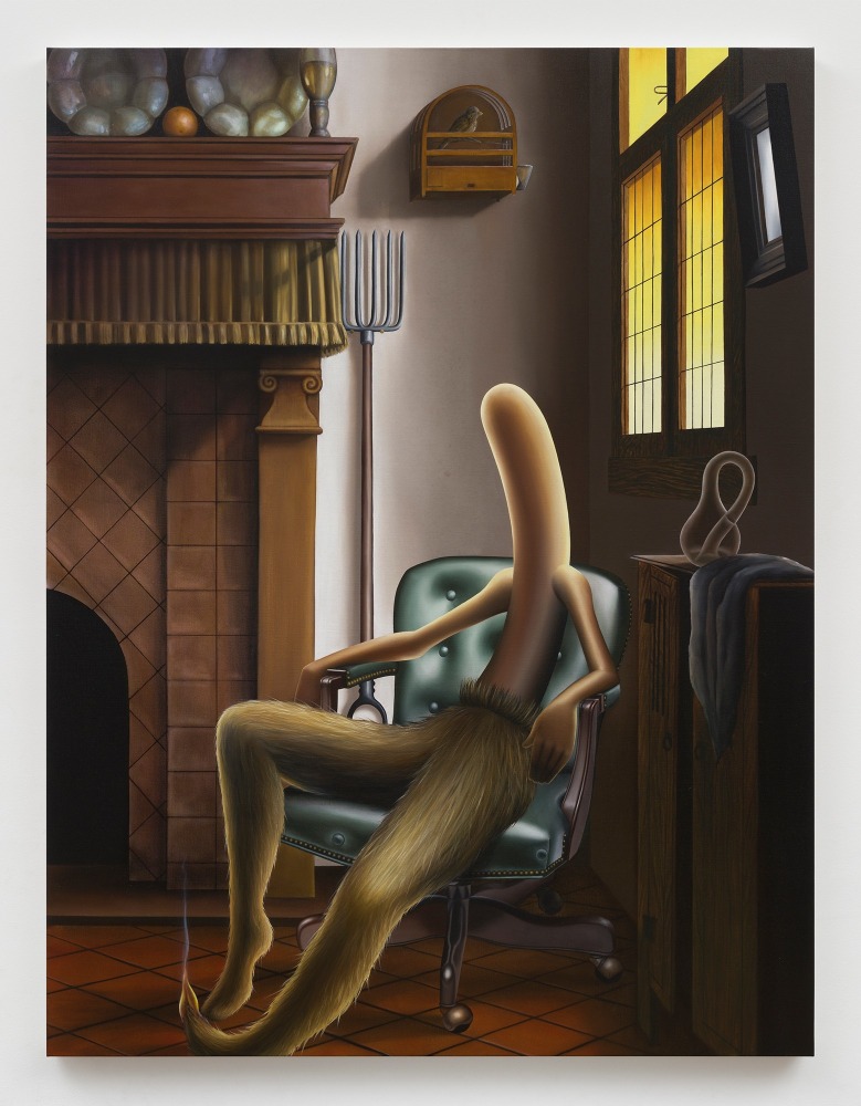 Emily Mae Smith

A Candle Makes its Own Fuel

2022

Oil on linen

67 x 51 inches

170.2 x 129.5 cm